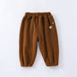 Infant Baby Kids Boys And Girls 4-Colors Orlon Fleece Winter Pants