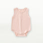 Baby Unisex Solid Color Sleeveless Summer Onesies