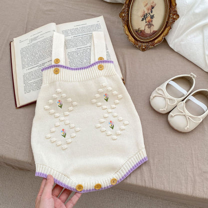 High Quality Embroidered Handmade Knitted Sets