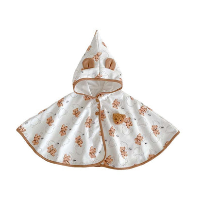 Bear Pattern 0-2 Years Outfits Shawls