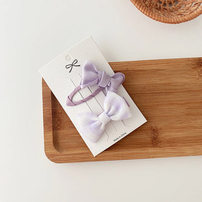 Dreamy Purple Collection: Sweet Bow Hair Clip, New Style Hair