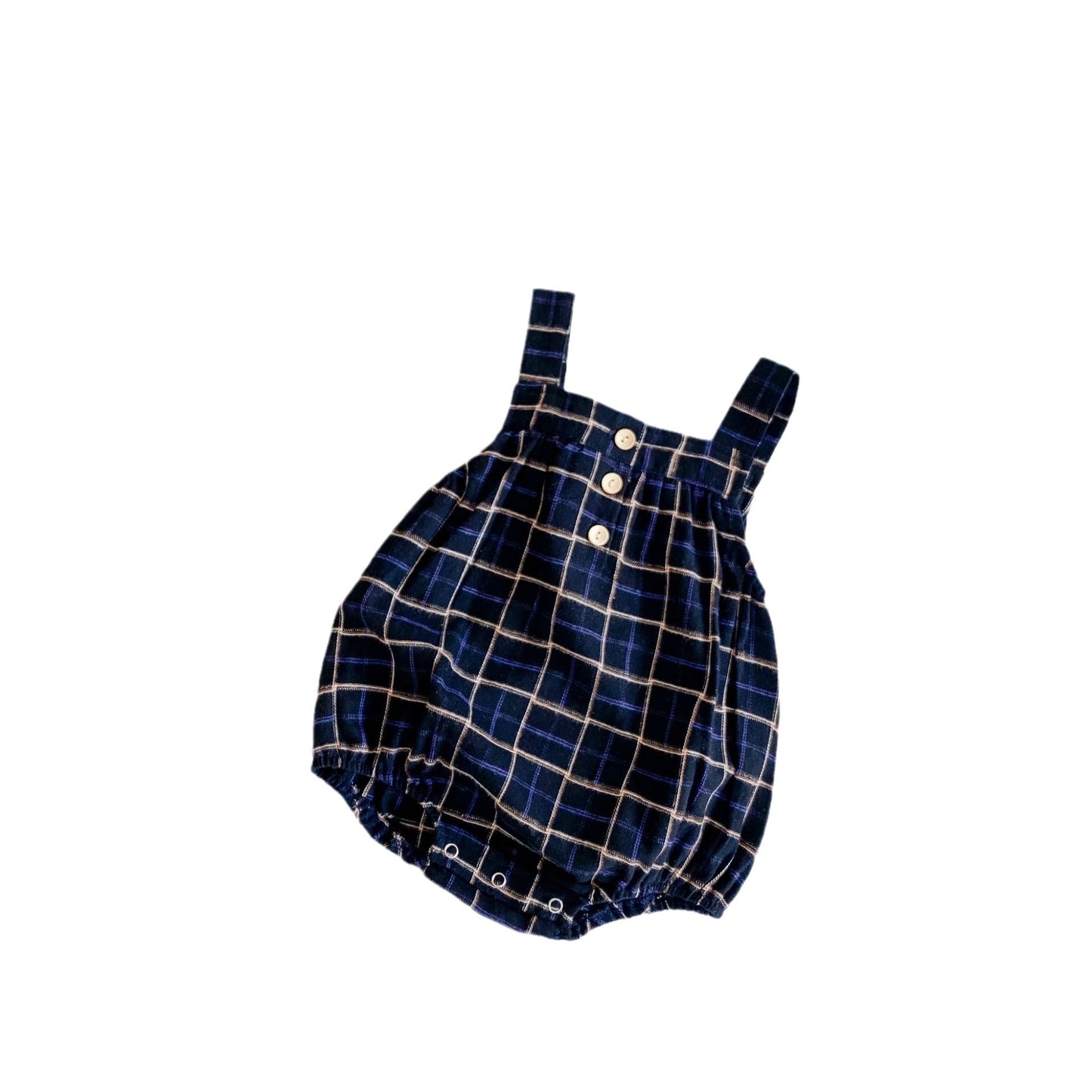 laid Pattern Sleeveless Onesies With Hat