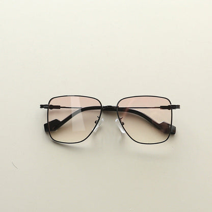 Baby Kids Square Frame Metal Sun Protection Sunglasses