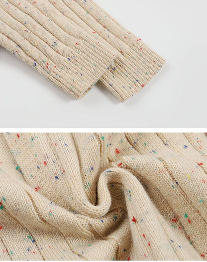 New Arrival Baby Cotton Knitting Solid Color Colorful Dots Cozy Romper
