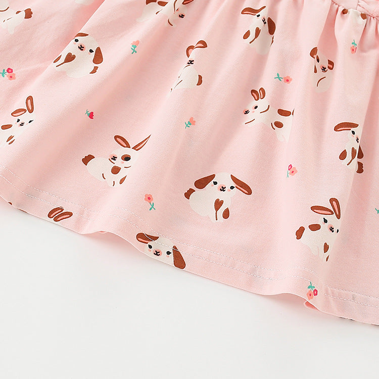 Baby Girl Various Style Crewneck Long Sleeves Dress