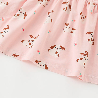 Baby Girl Various Style Crewneck Long Sleeves Dress