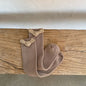 Baby Girl Solid Color Bow Patched Design Mid Tube Autumn Socks