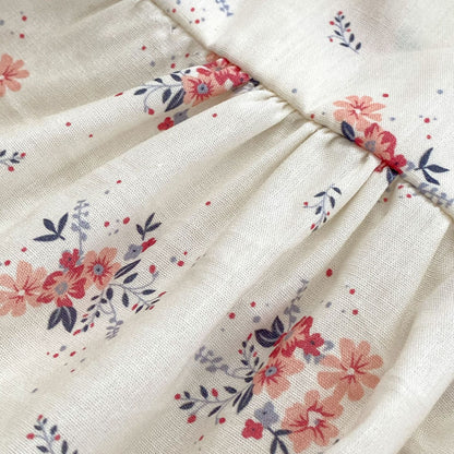 Baby Girl Flower Pattern Sling Tops With Shorts Sets