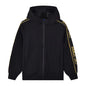 Baby Boy Slogan Printed Tape Patched Pattern Solor Color Casual Coat