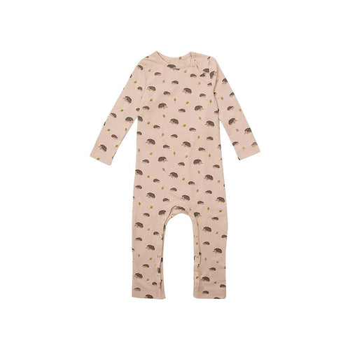 Baby Floral Print Pattern Long Sleeve Soft Cotton Jumpsuit
