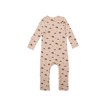 Baby Floral Print Pattern Long Sleeve Soft Cotton Jumpsuit