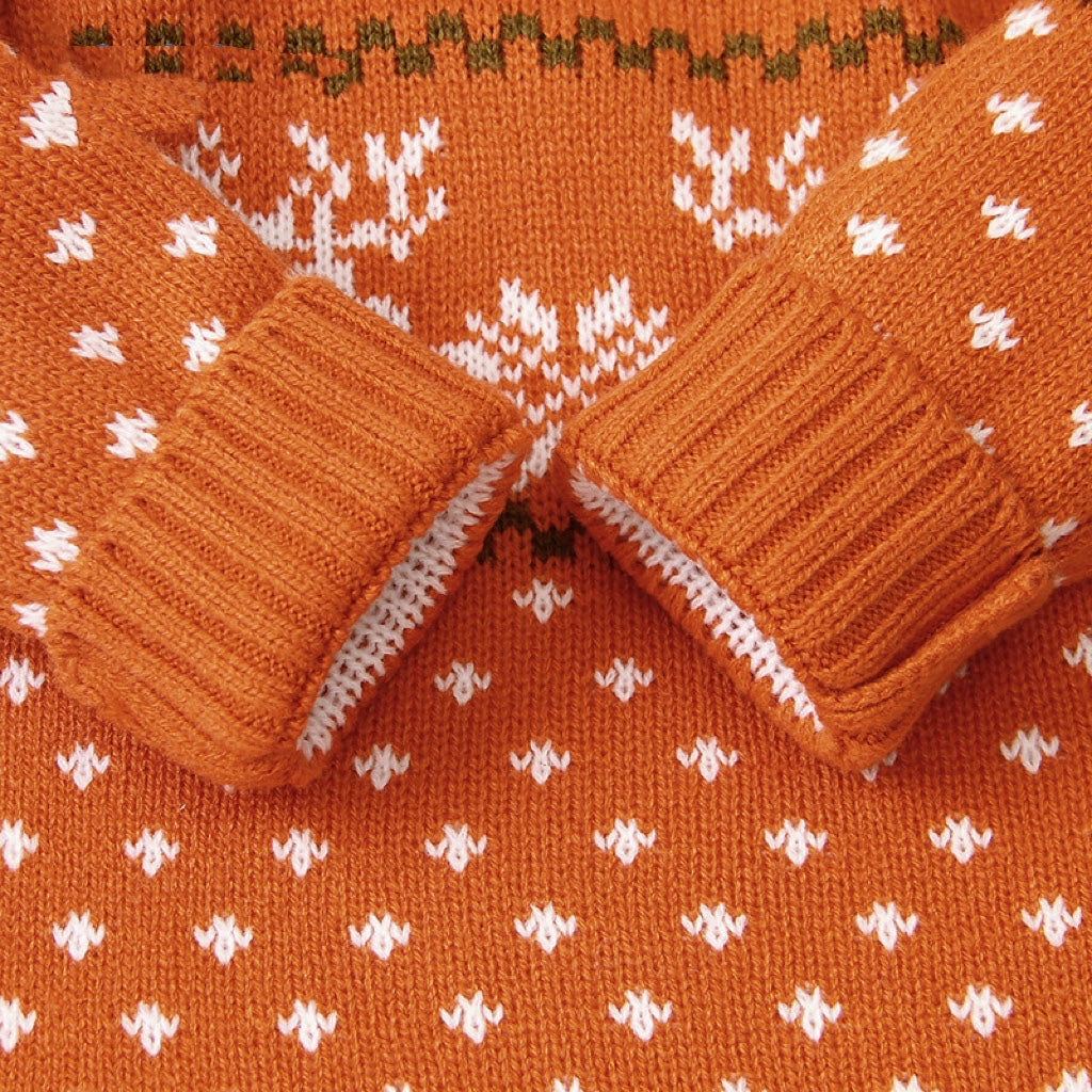 Baby Boy And Girl Christmas Giraffe Pattern Long Sleeved Pullover