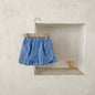 Baby Girl White Blouses With Denim Shorts Sets