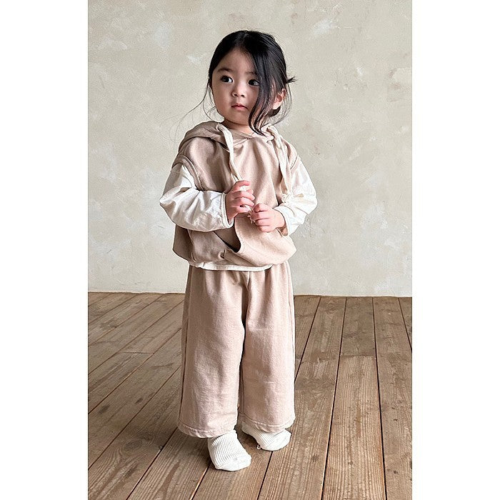 Baby Denim Single Breasted Design Sleveless Coat