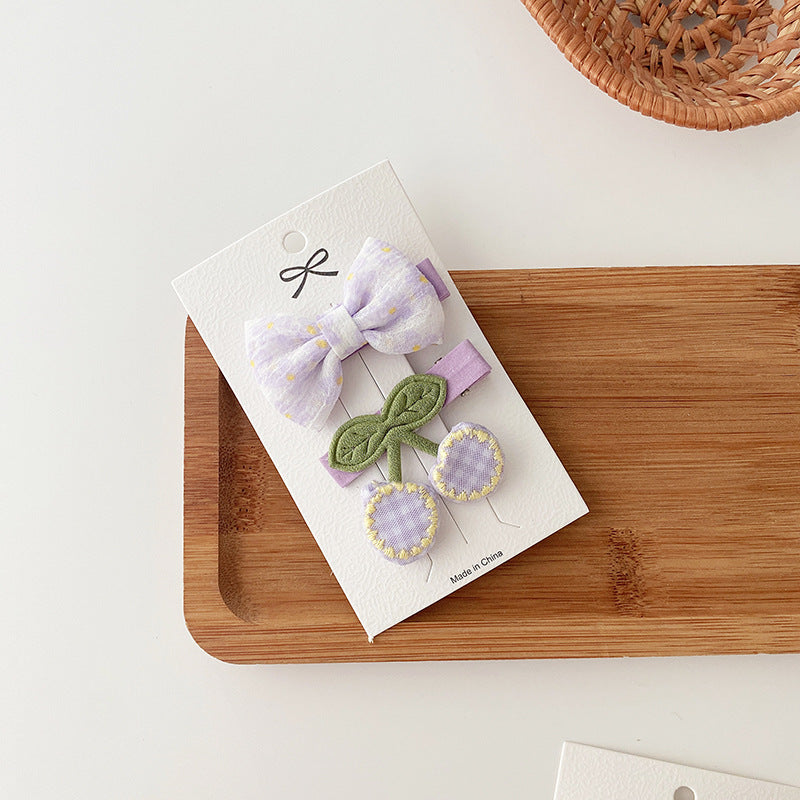 Dreamy Purple Collection: Sweet Bow Hair Clip, New Style Hair