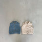 Baby Denim Single Breasted Design Sleveless Coat