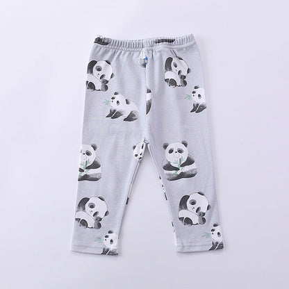 Print Pattern Hoodie & Pants Sets Outfits