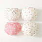 Baby Girl Embroidered Pattern Lace Design Panties 1 Bag=4 Pieces