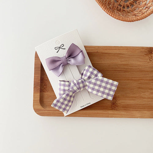 Dreamy Purple Collection: Sweet Bow Hair Clip, New Style Hair