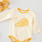 Baby 1pcs Cartoon Graphic Soft Cotton Long Sleeves Bodysuit With Hats