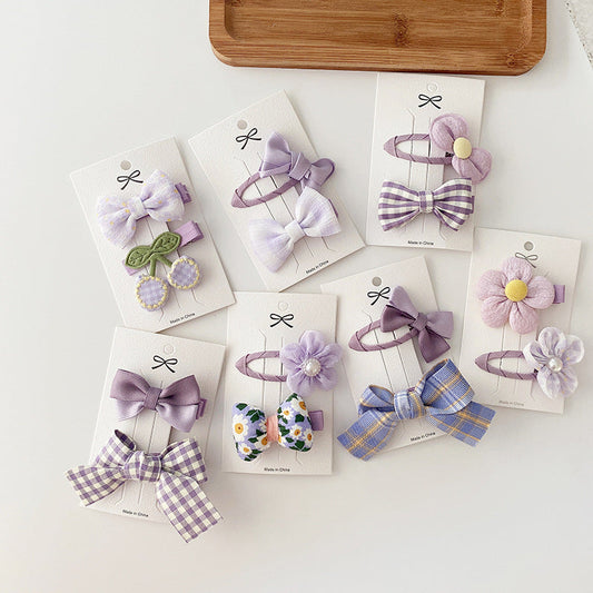 Dreamy Purple Collection: Sweet Bow Hair Clip, New Style Hair