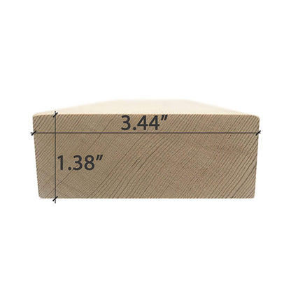 Prosaunas Hemlock 2X4 VG S4SEE Sauna Bench Wood (SAK29172)