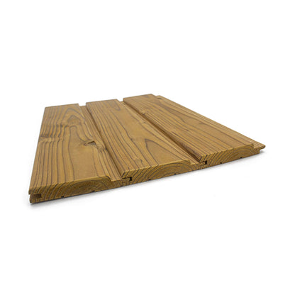 Prosaunas Thermo-Spruce 1X4 T&G STP Sauna Wall Wood (SAK96452)