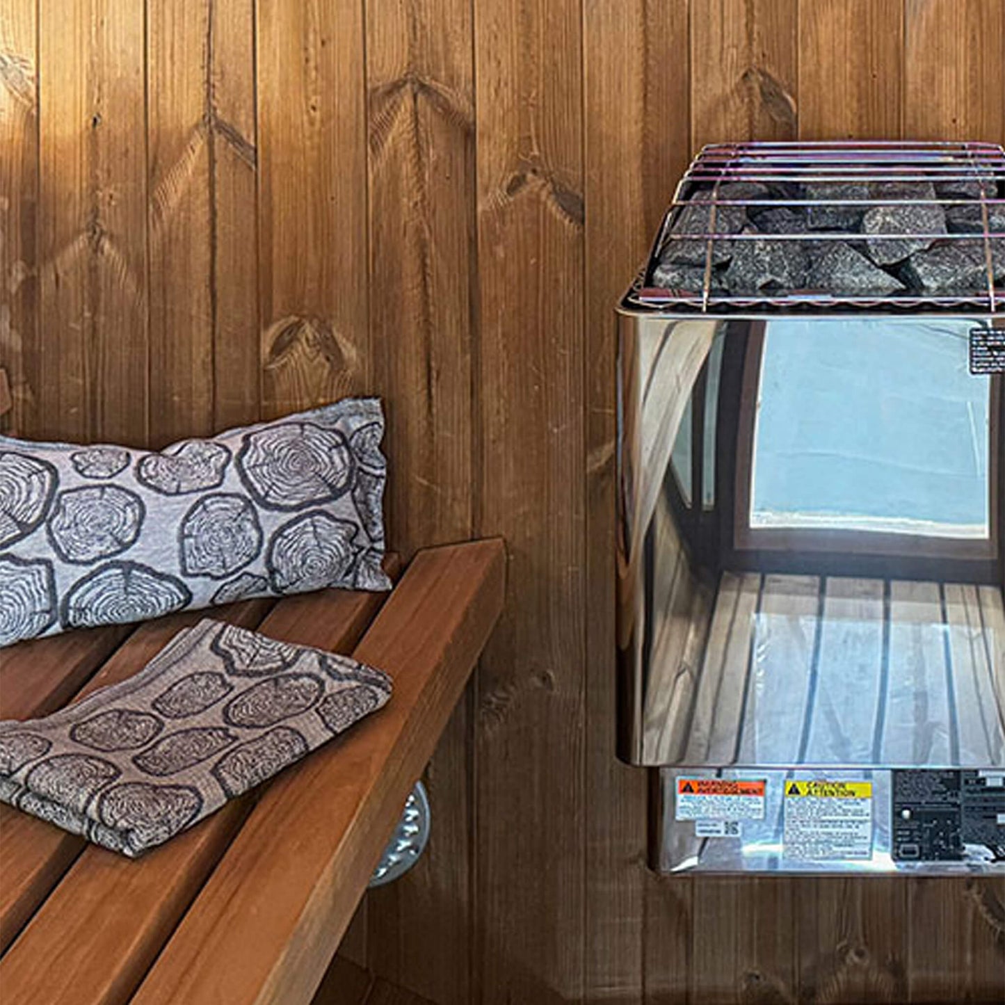 Prosaunas Thermo-Spruce 1X4 T&G STS4 Sauna Wall Wood (SAK38416)