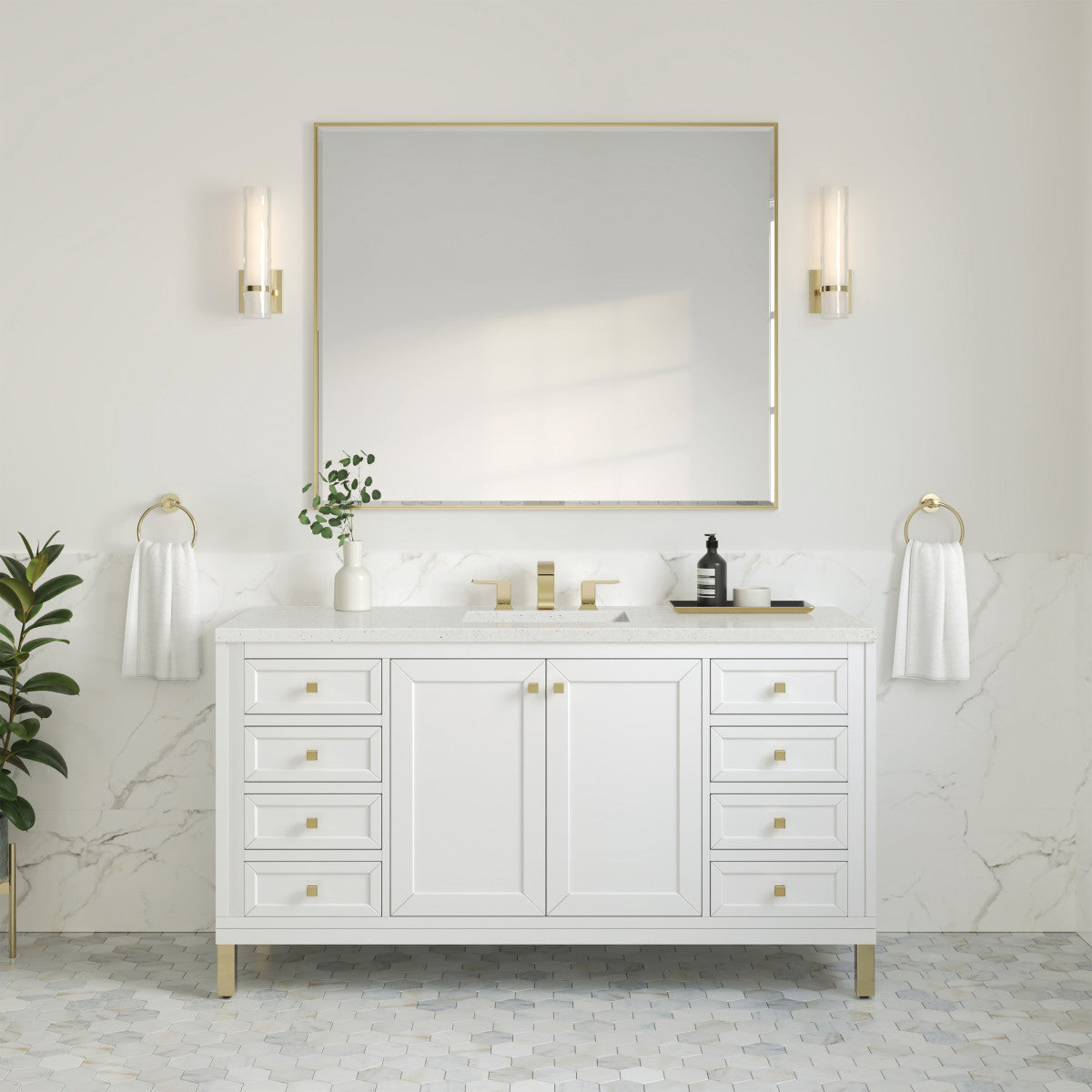 Chicago 60" Single Vanity Cabinet