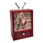 Retro TV Santa Snow Globe