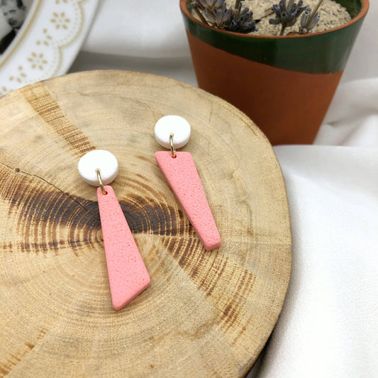 Stylish Asymmetrical Earrings - Anti Allergic Earbacks | Gift Shop & Gift Wrapping | Kitchen + Metal