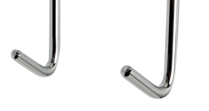 ALFI brand  AB9532 Polished Chrome Corner Mounted Double Basket Shower Shelf Bathroom Accessory