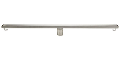 ALFI brand  ABLD36B-BSS 36" Modern Brushed Stainless Steel Linear Shower Drain with Solid Cover