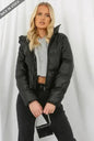 PU Boxy Puffer Jacket