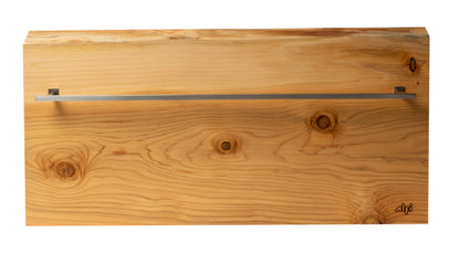 ALFI brand  ABTW3216H 32"x16" Live Edge Cedar Wood Towel Warmer
