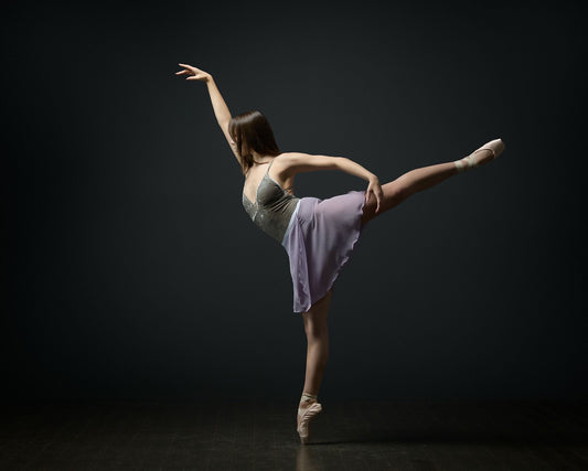 Light Purple Chiffon Ballet Wrap Skirt - Lavender Mist Classical Skirt