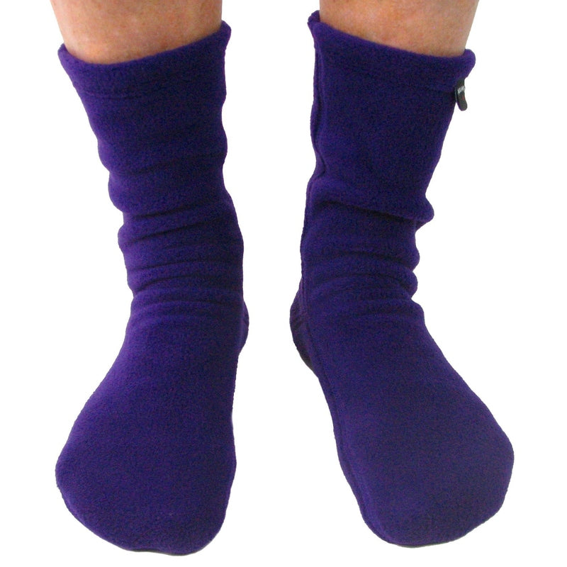 Polar Feet Fleece Socks - Purple Rain