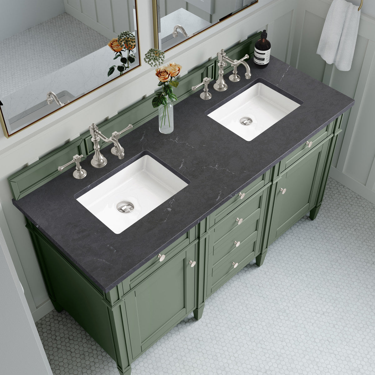 Brittany 60" Double Vanity Cabinet