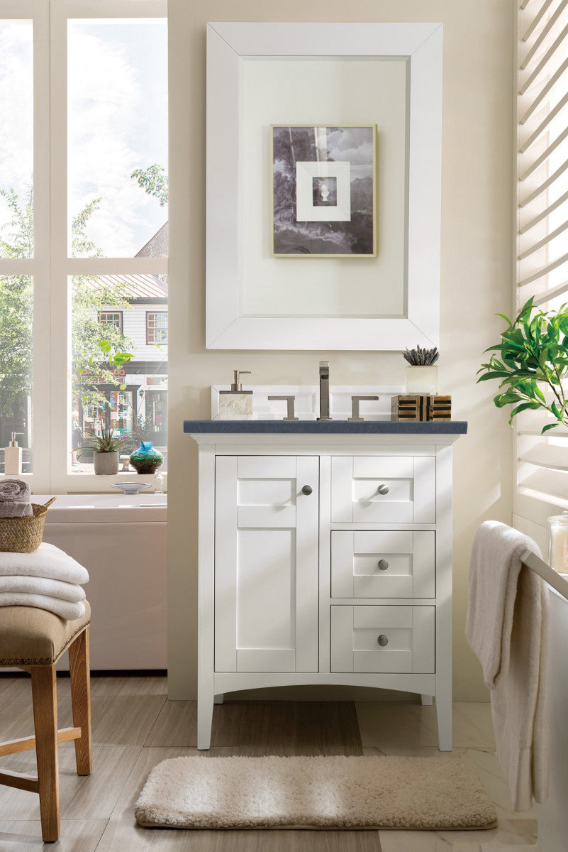 Palisades 30" Single Vanity Cabinet, Bright White