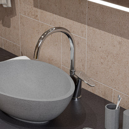 ALFI brand AB3600 Gooseneck Single Hole Bathroom Faucet