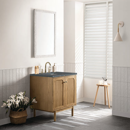 Laurent 30" Single Vanity Cabinet, Light Natural Oak
