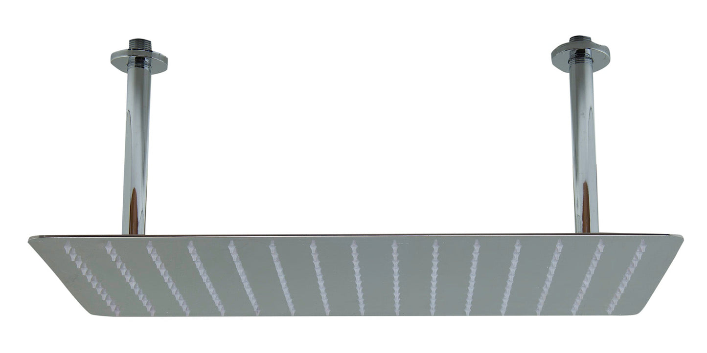 ALFI brand RAIN2012 Rectangular Ultra Thin Rain Shower Head