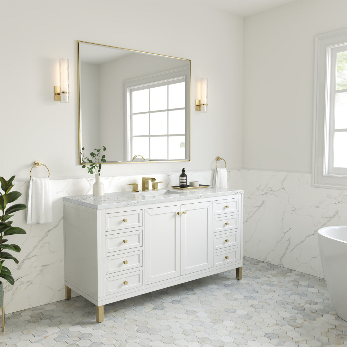 Chicago 60" Single Vanity Cabinet