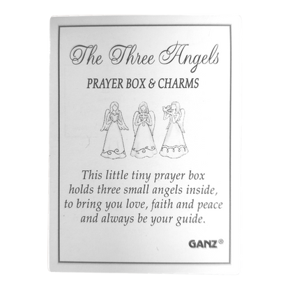 The Three Angels Prayer Box  Charm