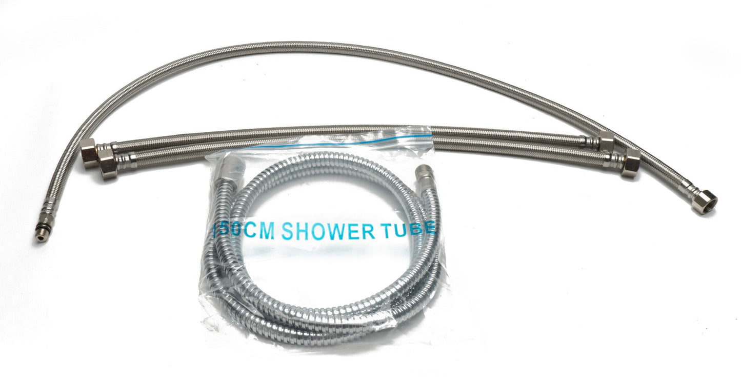 ALFI brand AB2503 Deck Mounted Tub Filler with Hand Held Showerhead