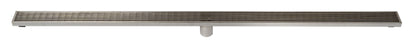 ALFI brand ABLD59D ABLD59D 59" Stainless Steel Linear Shower Drain with Groove Lines