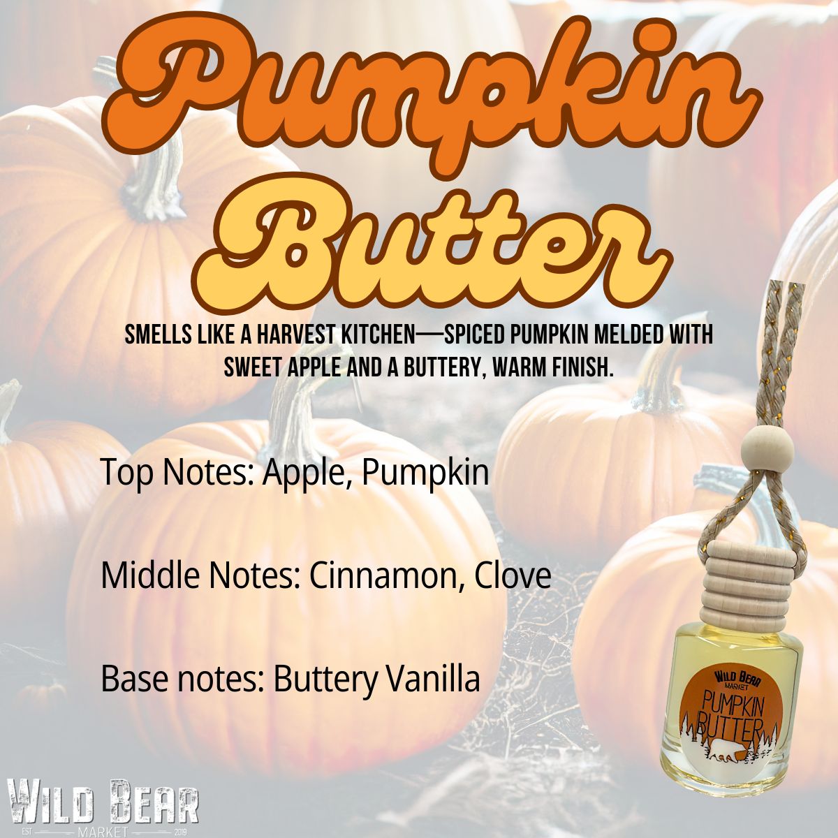 Pumpkin Butter Car Freshener