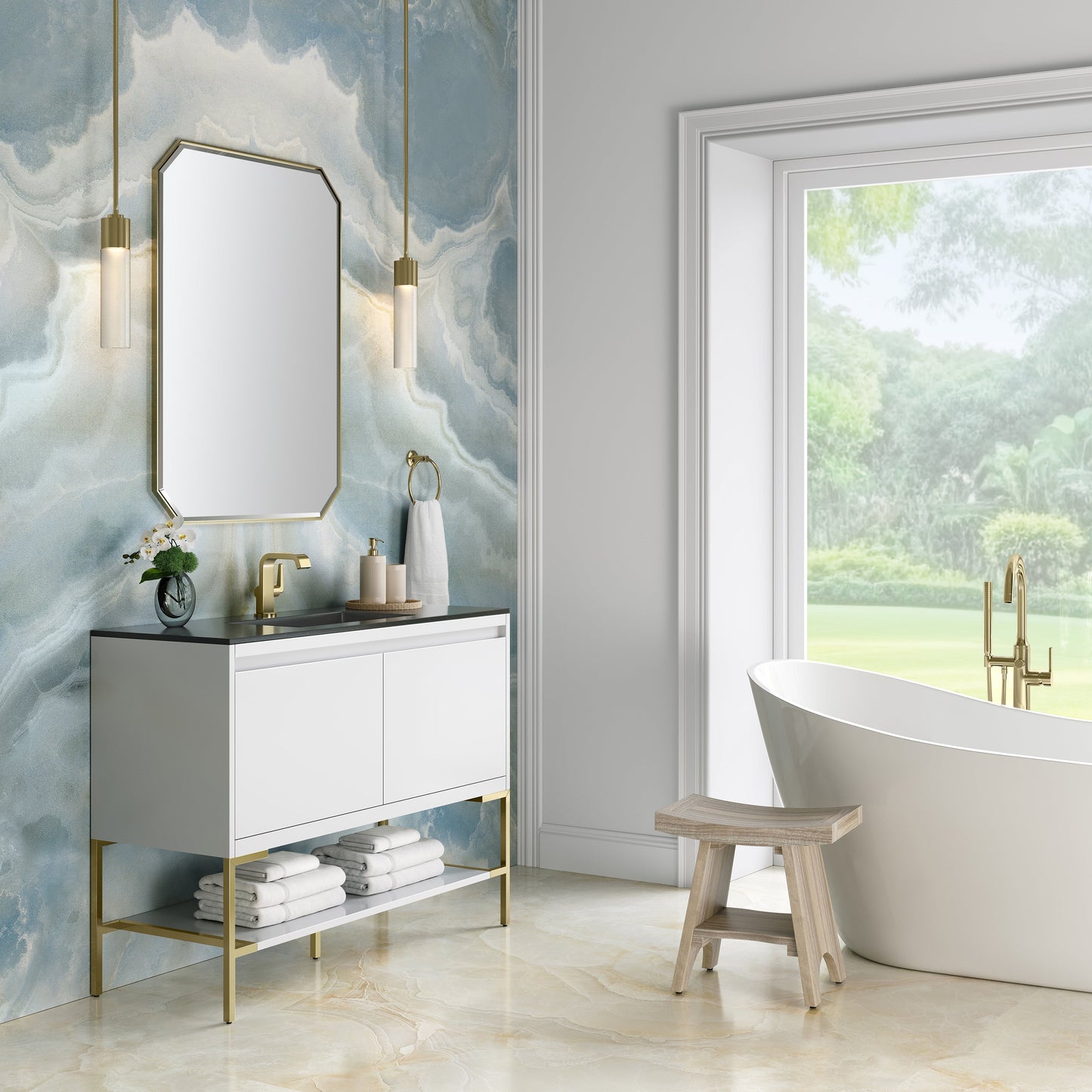 Mantova 47.3" Single Vanity Cabinet