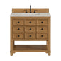 Malibu 36" Single Vanity Cabinet, Amber Birch