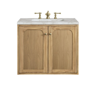 Laurent 30" Single Vanity Cabinet, Light Natural Oak